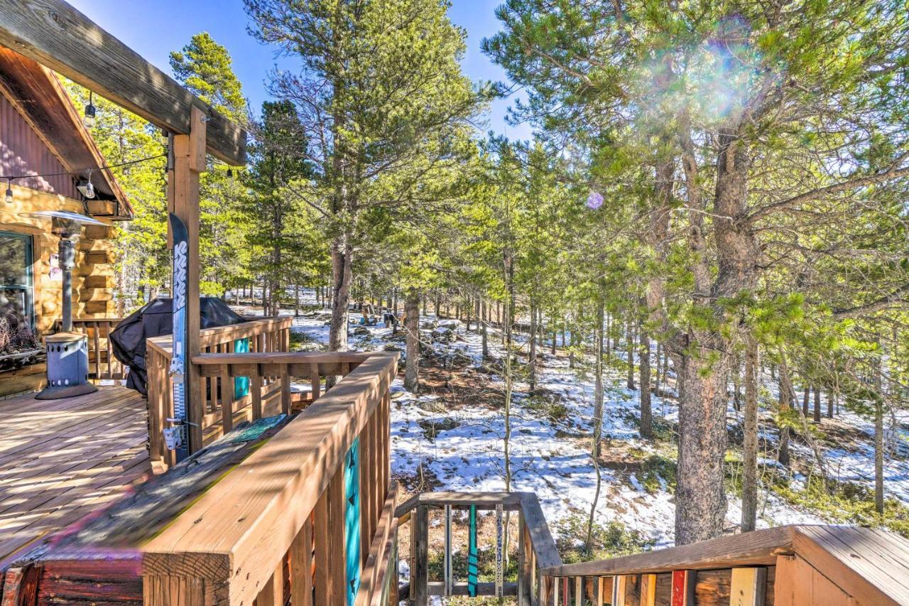 Secluded Black Hawk Log Cabin With Fire Pit! المظهر الخارجي الصورة