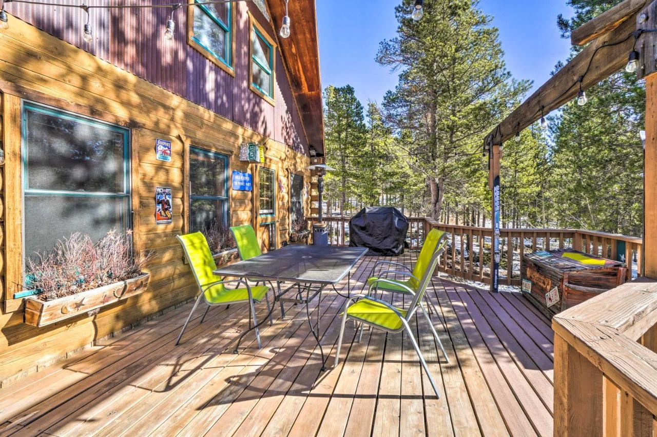 Secluded Black Hawk Log Cabin With Fire Pit! المظهر الخارجي الصورة