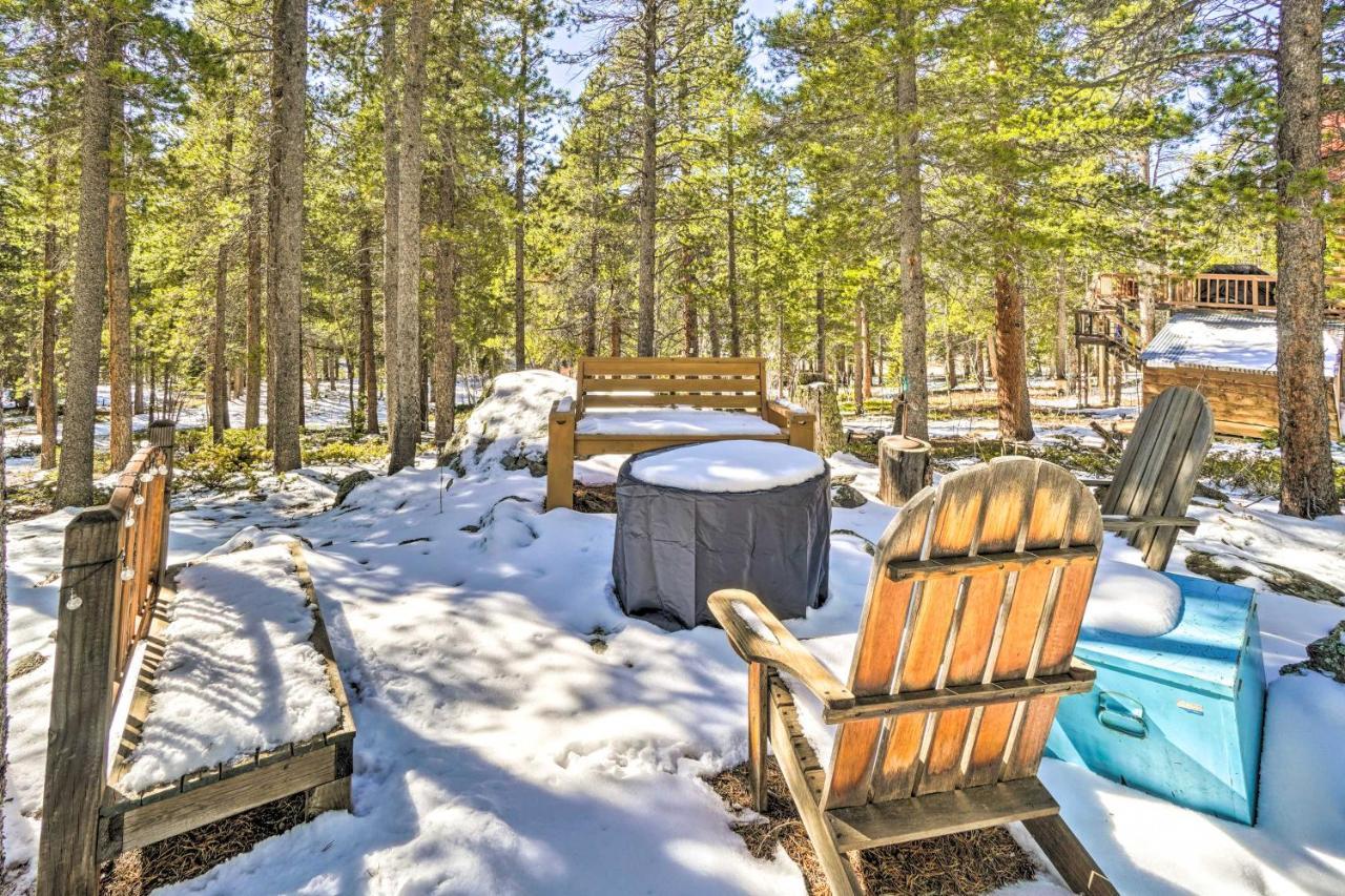 Secluded Black Hawk Log Cabin With Fire Pit! المظهر الخارجي الصورة