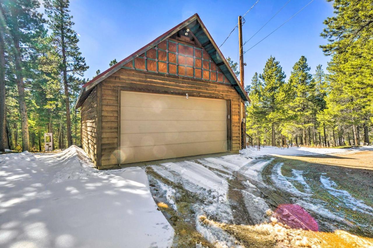Secluded Black Hawk Log Cabin With Fire Pit! المظهر الخارجي الصورة